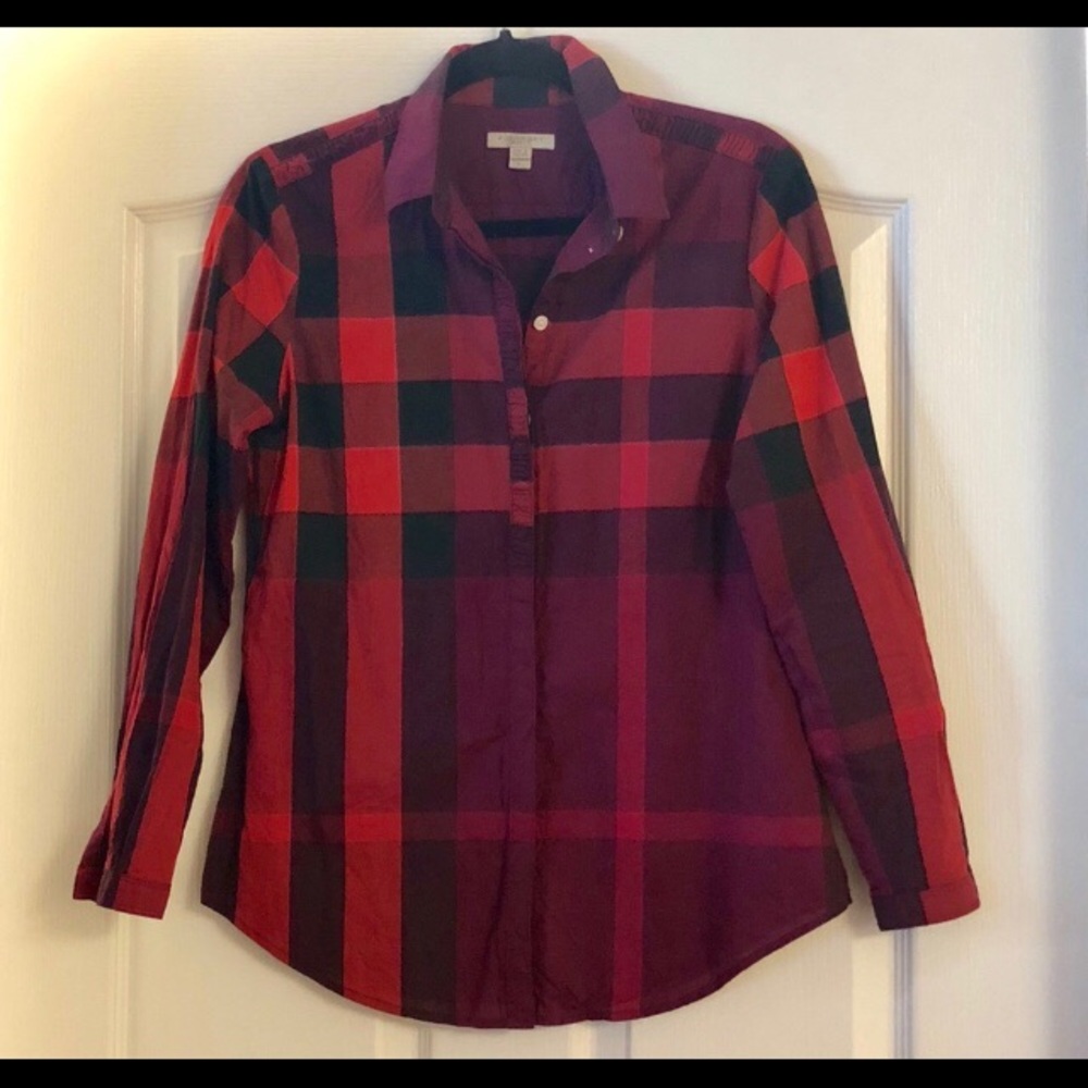 Authentic Burberry Check Button down shirt
